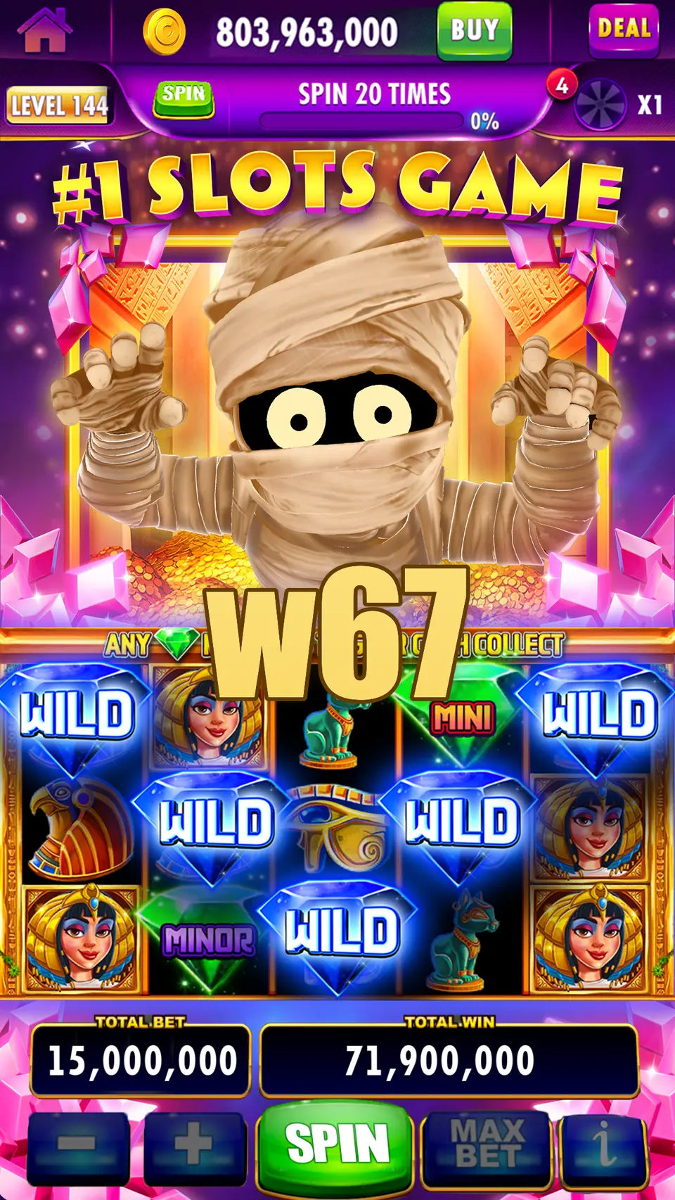 w67 Masuk